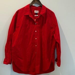 New Universal Thread Red Oversized Shirt